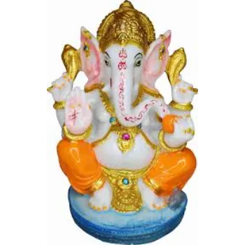  White Marble Ganesh Statue