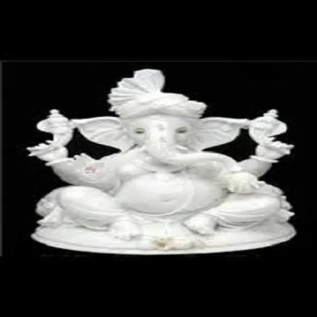  White Marble Ganesh Statue