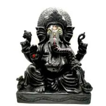  Black Marble ganesh Statue