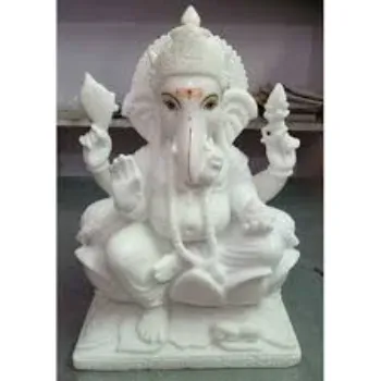  White Marble Ganesh Statue