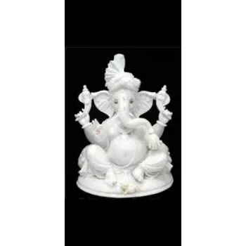  White Marble Ganesh Statue