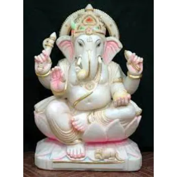  White Marble Ganesh Statue