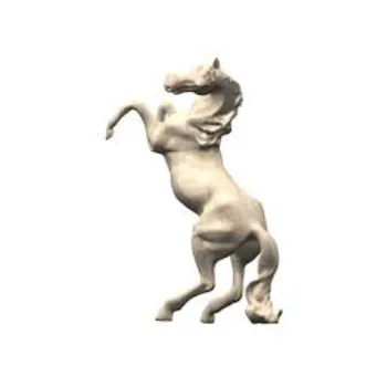 Cad Blocks Horse Marble Statue 