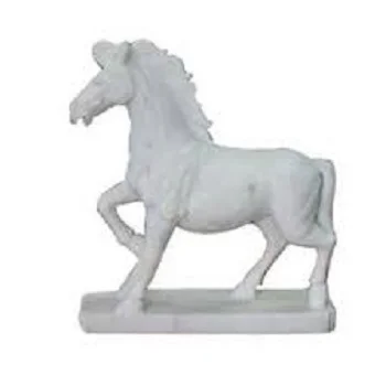 White Marble Horse Statue