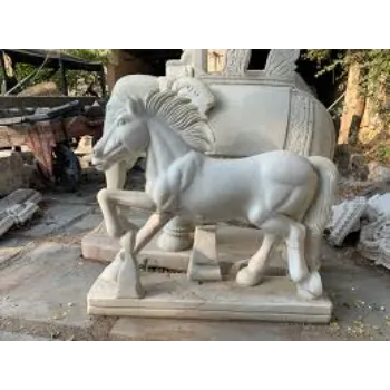  Grey Granite Horse Statue