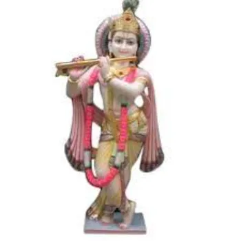  White Marble krishna Statue