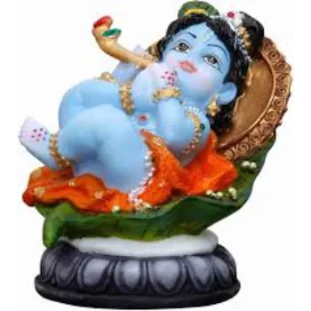  White Marble Krishna Statue