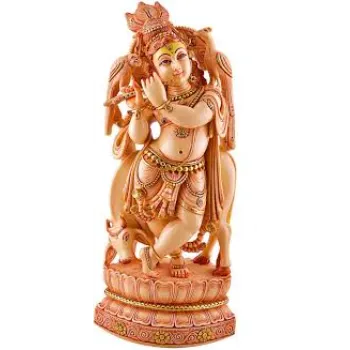  Large Marble Krishna Statue