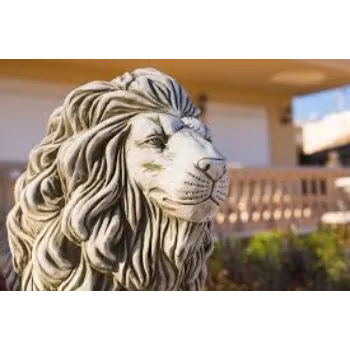  Stone Lion Statue Marble Sculpture 