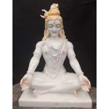 White Marble Shiva Statue