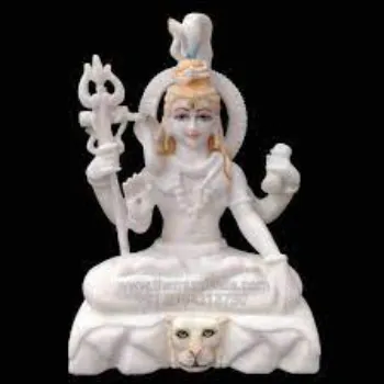  White Marble Shiva Statue