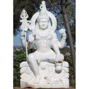  White Marble Shiva Statue