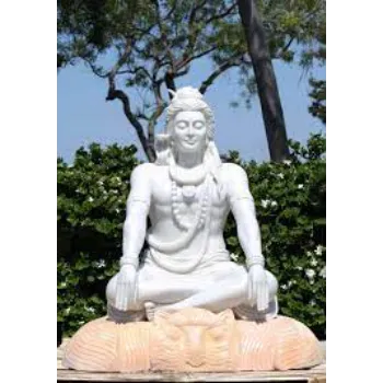 White Marble Shiva Statue
