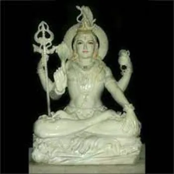  White Marble Shiva Statue