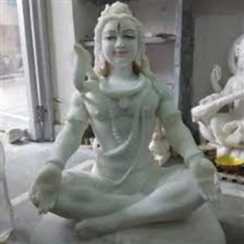 White Marble Shiva Statue
