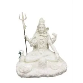  White Marble Shiva Statue