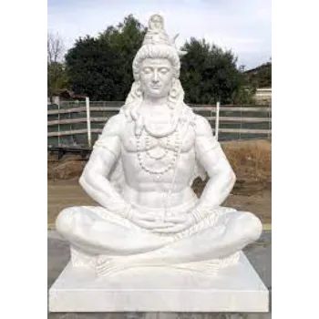  White Marble Shiva Statue