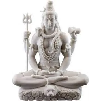  White Marble Shiva Statue