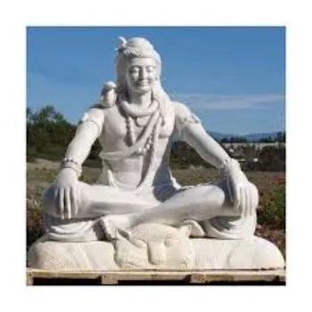  White Marble Shiva Statue