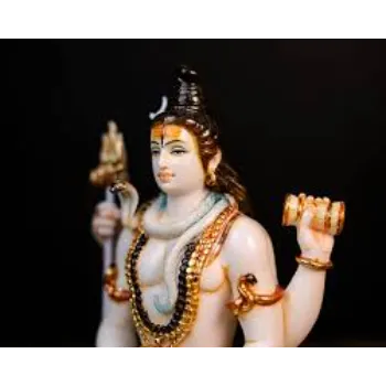  White Marble Shiva Statue