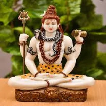  White Marble Shiva Statue