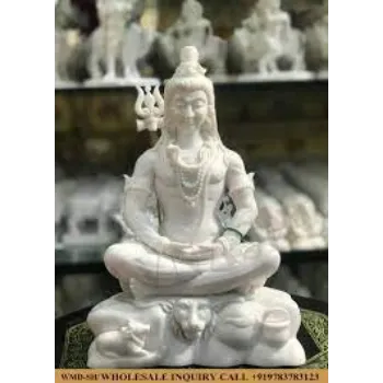 Sancheti Graphitech Services Pvt. Ltd  Marble Shiva Statue