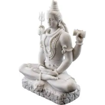 White Marble Shiva Statue