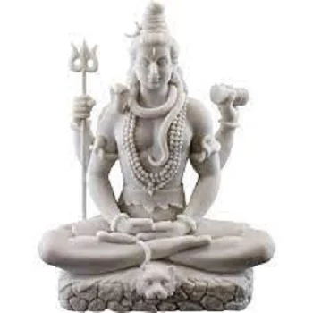 White Marble Shiva Statue