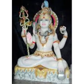  Hindu Lord Shiva Marble Statue