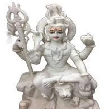 White Marble Shiva Statue