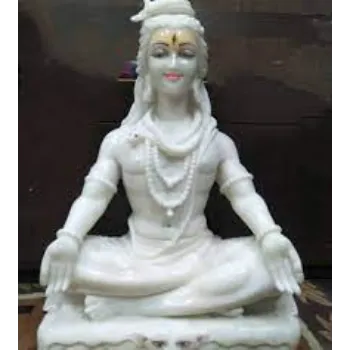  White Marble Shiva Statue