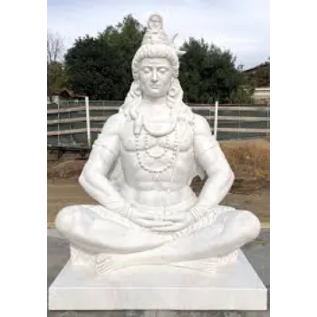  White Marble Shiva Statue