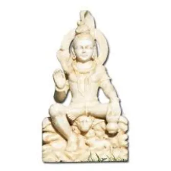 White Marble Shiva Statue
