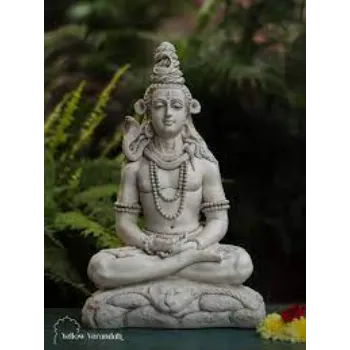  White Marble SHiva Statue