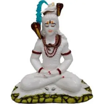  White Marble Shiva Statue