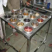 Stainless Steel Multiple Masala Trolley