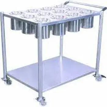 Stainless Steel Masala Trolley