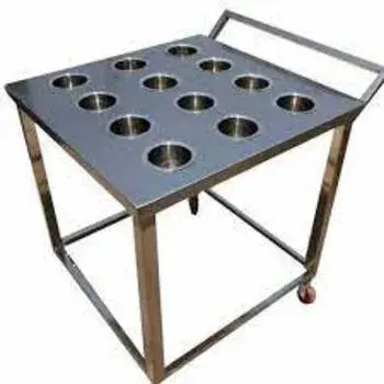 Steel Masala Trolley
