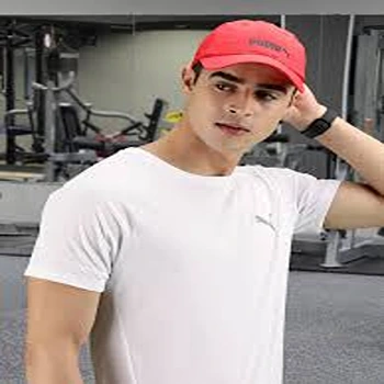 Elegant Light Red Designer Apparel Cap