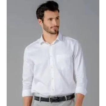 Men White Cotton Shirt 