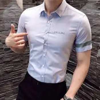 Summer Men Cotton Shirts
