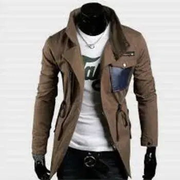Stylish Chic Leather Jacket For Men 