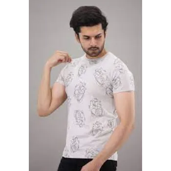 Breathable Men Printed T- Shirts