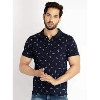 Men Printed Half Sleeves T Shirts