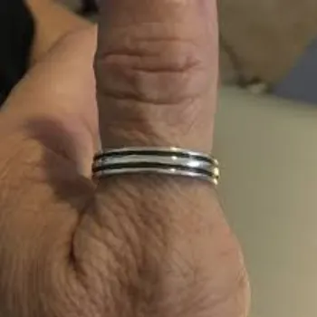 Corrosion Proof Men Silver Ring