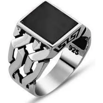 Elatee Global Men Silver Ring