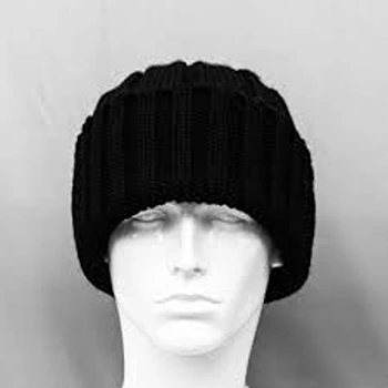 Alluring Black Woolen Cap