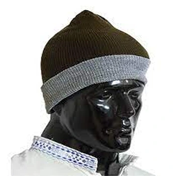 Winsome Black Winter Woolen Cap