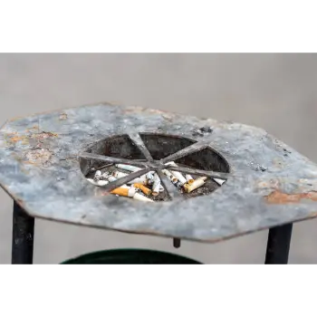 Reuseable Metal Ash Tray