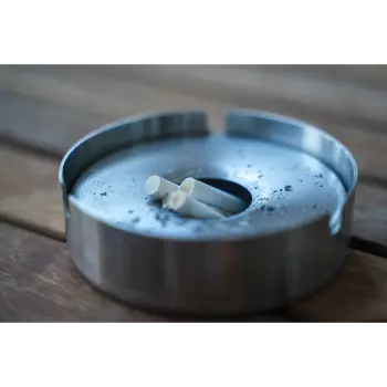 Antique Metal Ash Tray